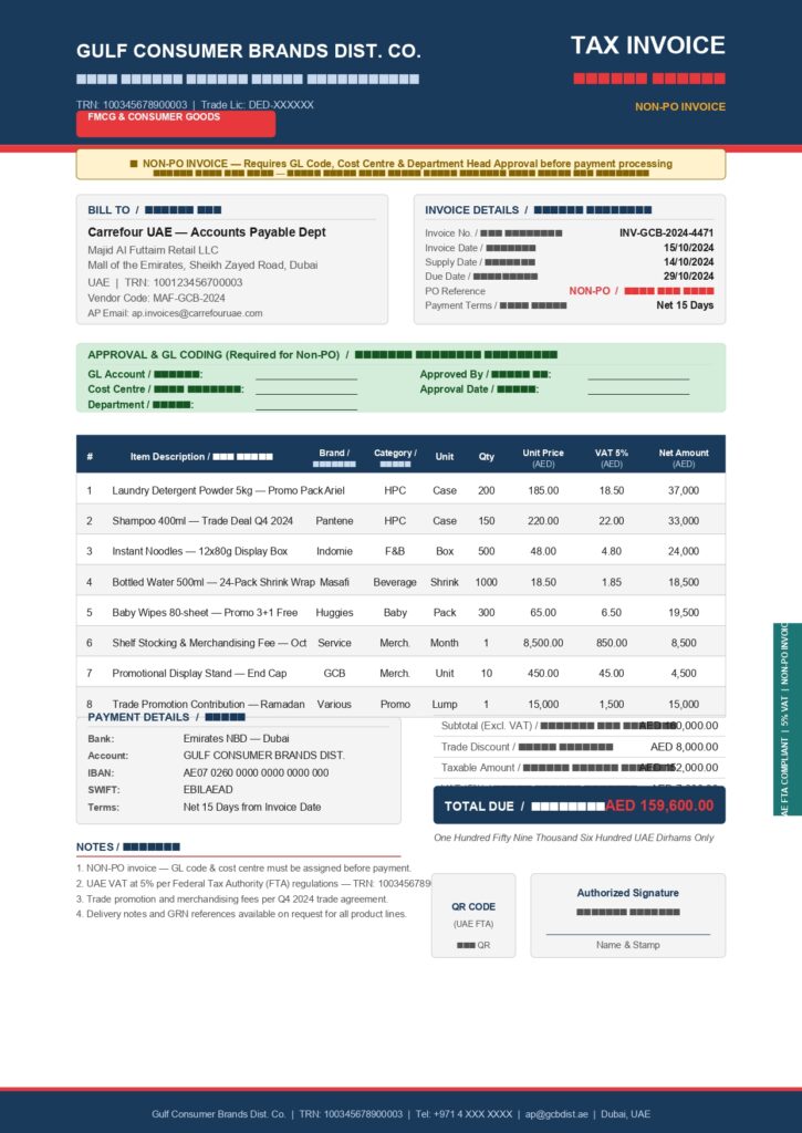 Invoice FMCG